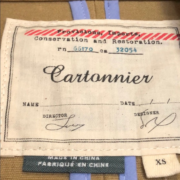 Anthropologie Floral Trench Coat XS - Picture 2 of 4